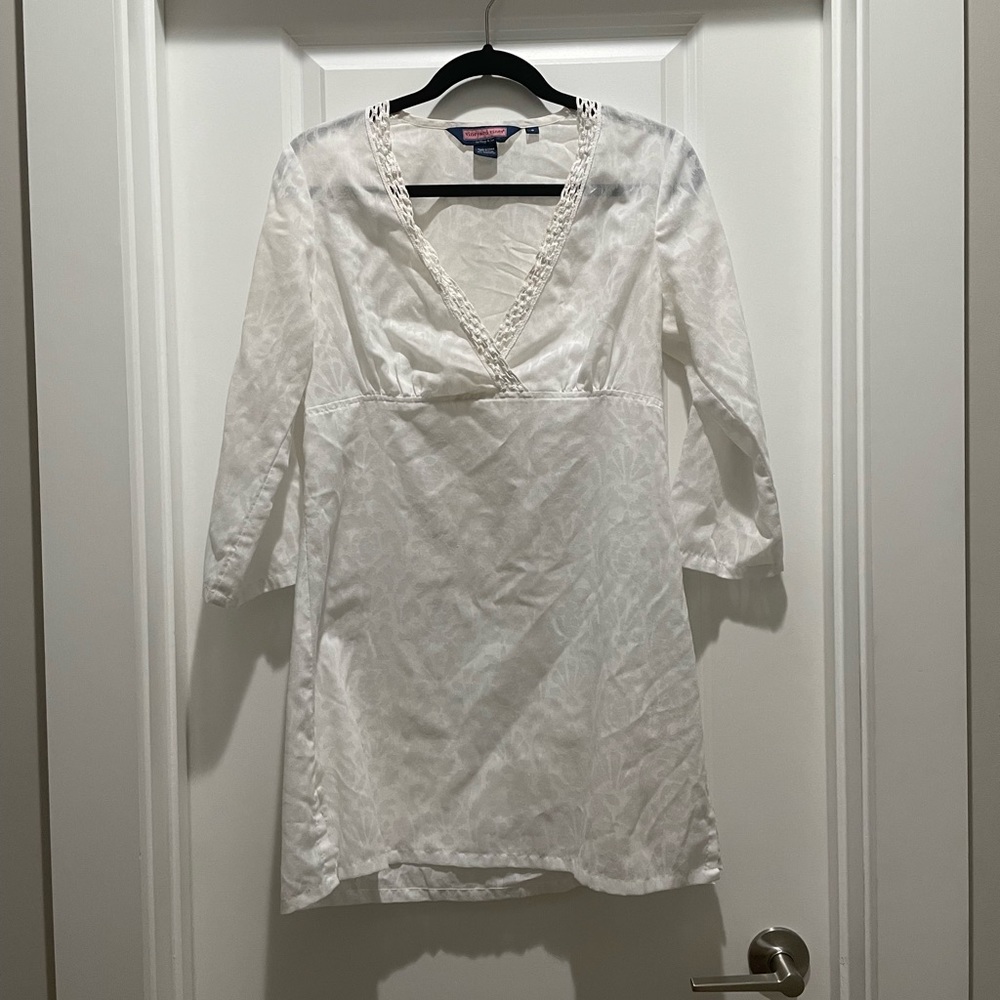 Vineyard Vines White Swim Coverup